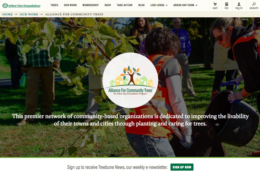 社区树木联盟 Alliance for Community Tree（ACTrees）