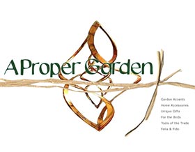 独特花园装饰， A Proper Garden
