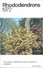 杜鹃、木兰和山茶1972年版 Rhododendrons 1972 with Magnolias and Camellias
