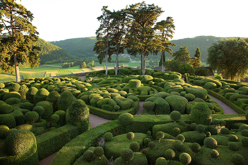 马奎萨克（韦萨克，法国）Marqueyssac 2021年欧洲花园奖的9个获奖花园