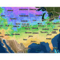 美国农业部植物抗寒区地图
