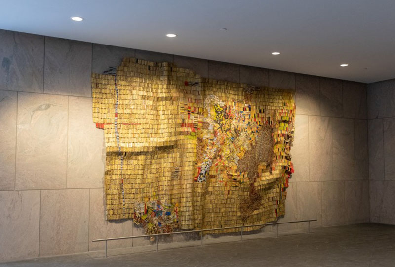 EL ANATSUI New World Map