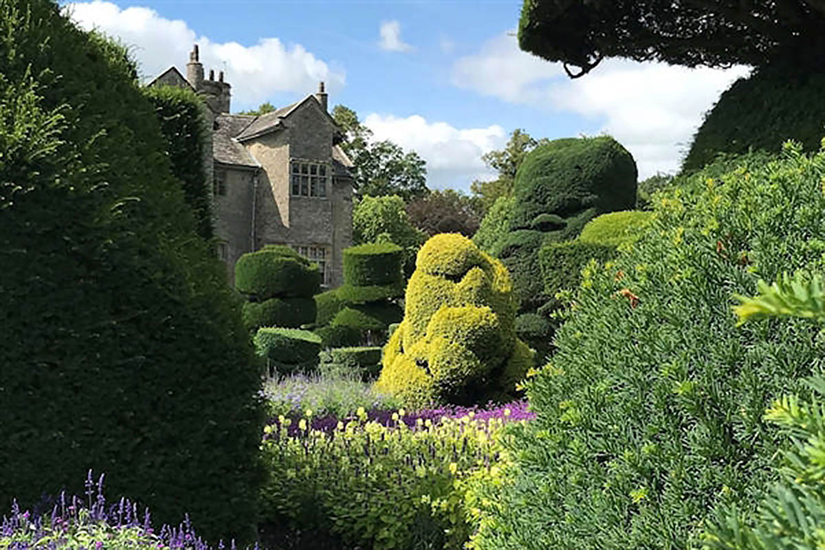 在Levens Hall and Gardens，修剪从未过时