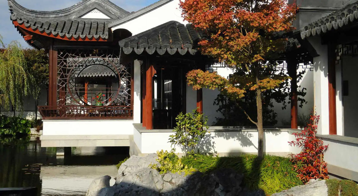 新西兰但尼丁中国花园-兰园