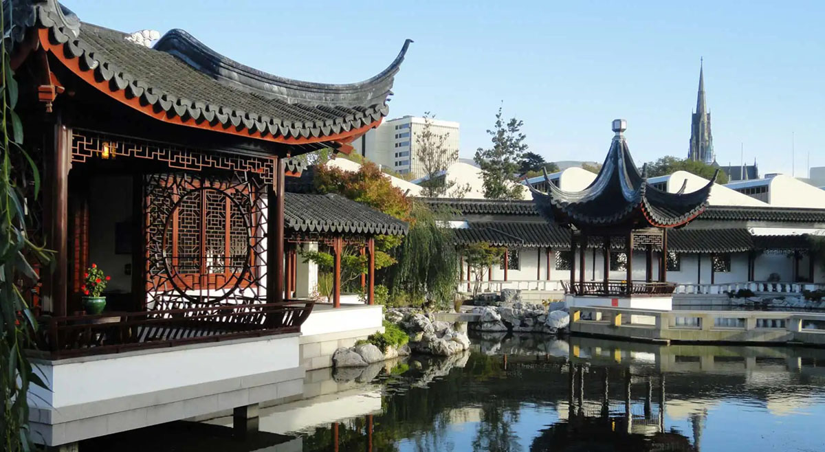 新西兰但尼丁中国花园-兰园