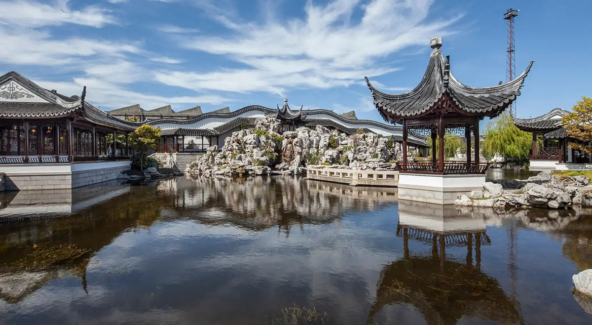 新西兰但尼丁中国花园-兰园