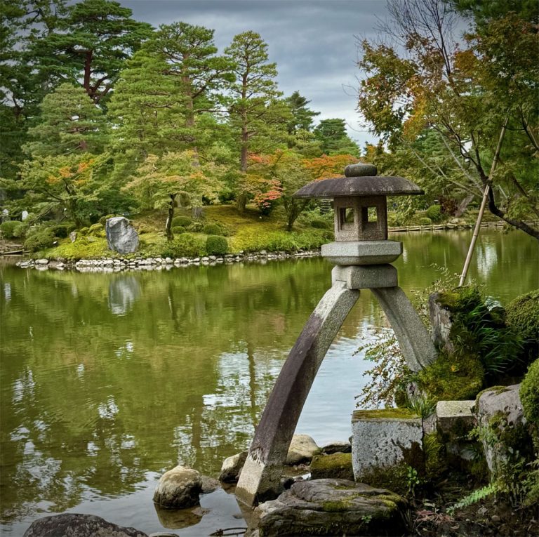 日本金沢兼六园和其他花园