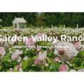 Garden Valley Ranch rose garden photo with brand wordmark