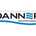 Danner Manufacturing official brand logo (wordmark + wave + Manufacturing Inc subtitle)