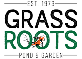 Grass Roots Pond & Garden Logo (Est. 1973)