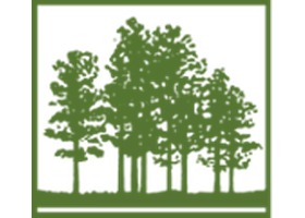 The Crosby Arboretum icon logo (green frame with tree silhouettes)
