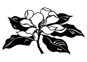 Elk Rock Garden magnolia emblem