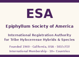 Epiphyllum Society of America Logo - 1940 California 501(c)(3)