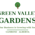 Green Valley Gardens logo - Camrose Alberta seasonal family greenhouse