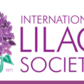 国际丁香协会 International Lilac Society logo - 紫色丁香花穗, EST. 1971