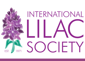 国际丁香协会 International Lilac Society logo - 紫色丁香花穗, EST. 1971