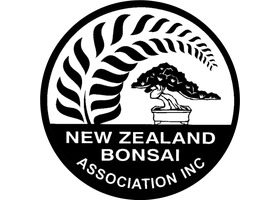 New Zealand Bonsai Association NZBA logo - silver fern leaf with bonsai tree