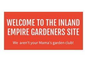 The Inland Empire Gardeners TIEG logo banner