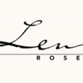 比利时 Lens Roses 玫瑰苗圃源站官方 logo - Lens 手写字 + ROSES + 注册商标