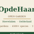 荷兰 OpdeHaar 开放式花园 logo