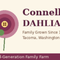 美国 Connell 大丽花 Connell's Dahlias 标识
