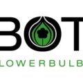 荷兰博特球茎花卉公司 Bot Flowerbulbs 标志,黑色 BOT 字标与绿色 FLOWERBULBS 字样