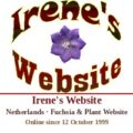 Irene's Website - Fuchsia and plant hobby website from Netherlands